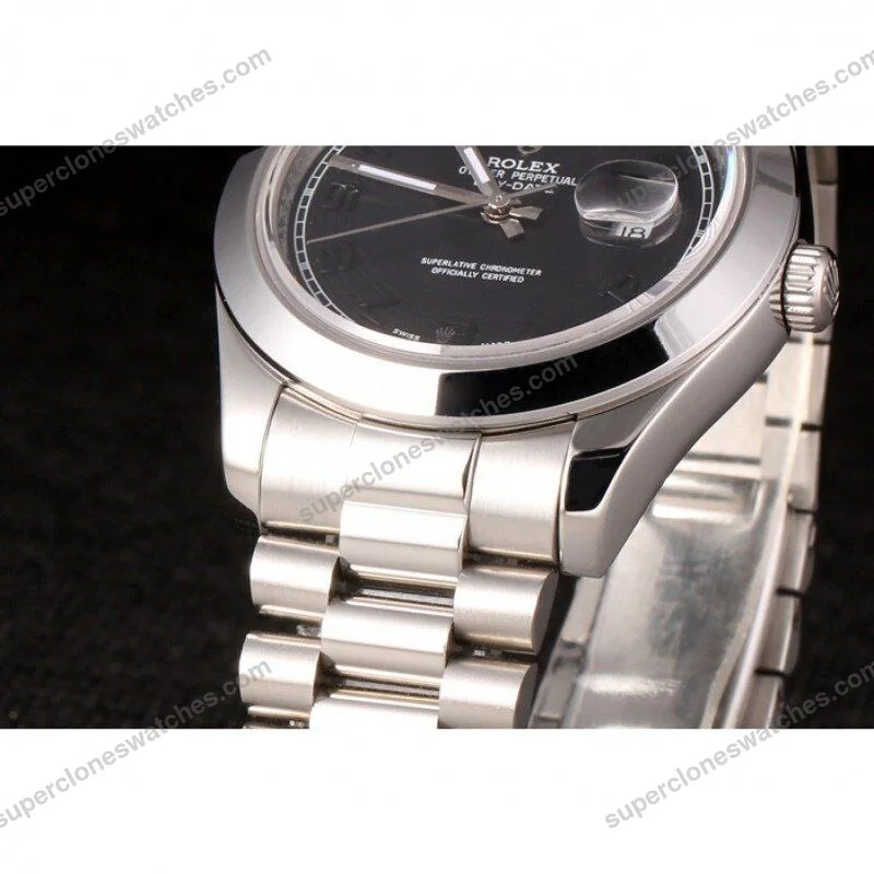 Super-Clone-Rolex-Day-Date-Black-Dial-80294-40-mm-7