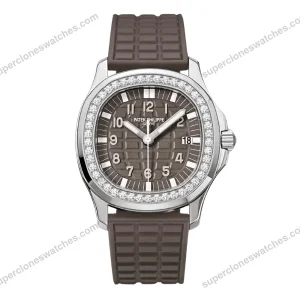 Super-Clone-Patek-Philippe-Aquanaut-5067A-025-35.6mm-Diamond-Bezel-Moissanite-St-1
