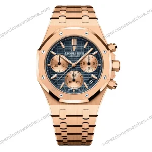 Super-Clone-Audemars-Piguet-Royal-Oak-26331OR.OO_.1220OR.01-Blue-Dial-1