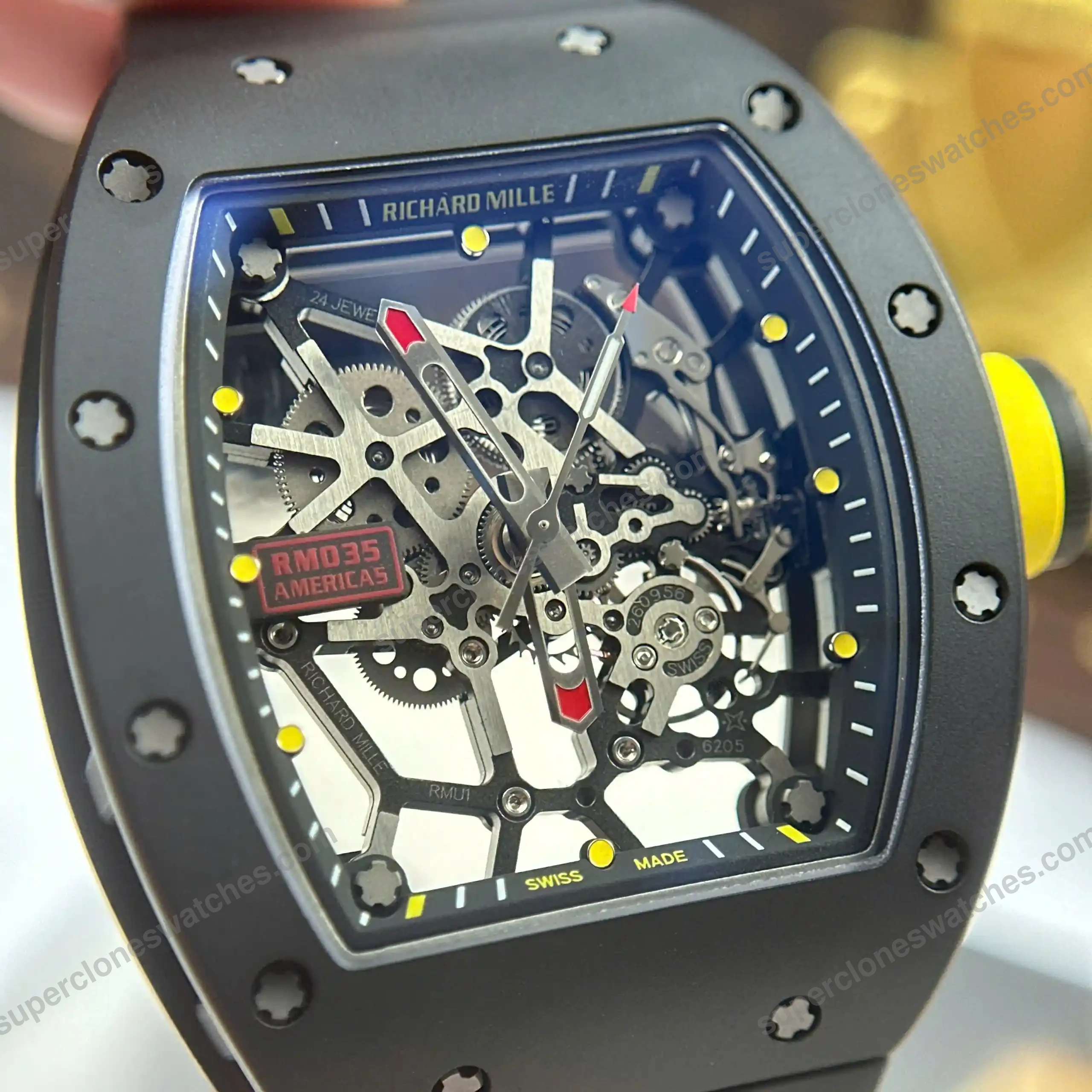 Super-Clone-Richard-Mille-RM-35-Richard-Mille-Americas-Toro-42mm-Black-Ceramic-5