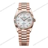 Super-Clone-Rolex-Day-Date-White-Mother-of-Pearl-Diamond-Dial-128235-0029-36-mm-1