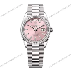 Super-Clone-Rolex-Day-Date-Pink-Diamond-Dial-128349rbr-0053-36-mm-1
