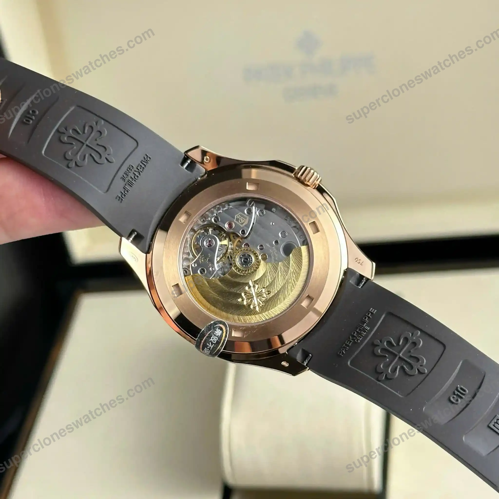 Super-Clone-Patek-Philippe-Aquanaut-5167R-001-Chocolate-Dial-V3-Update-8211-8