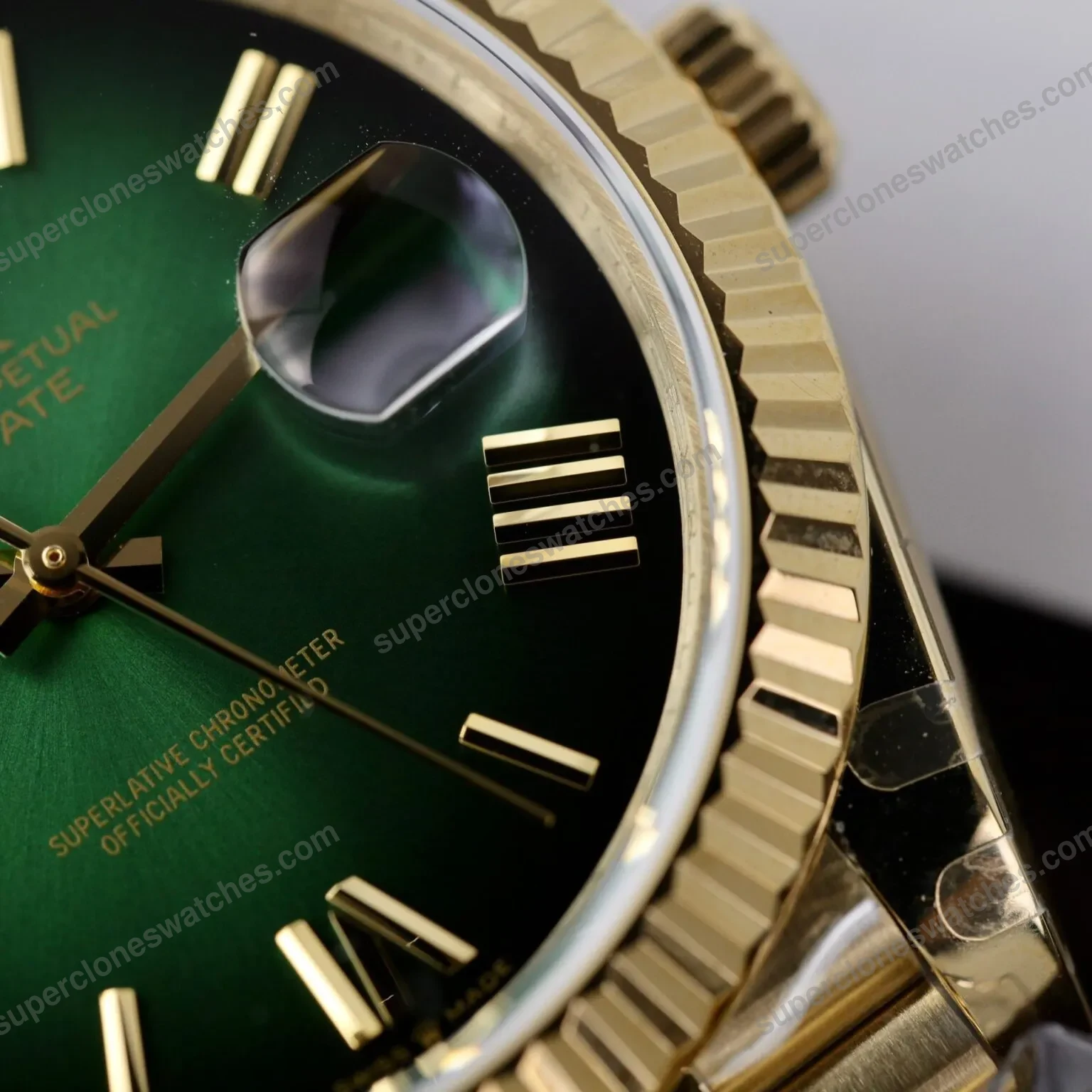 Super-Clone-Rolex-Day-Date-Green-Ombre-Dial-128238-0118-36-mm-6