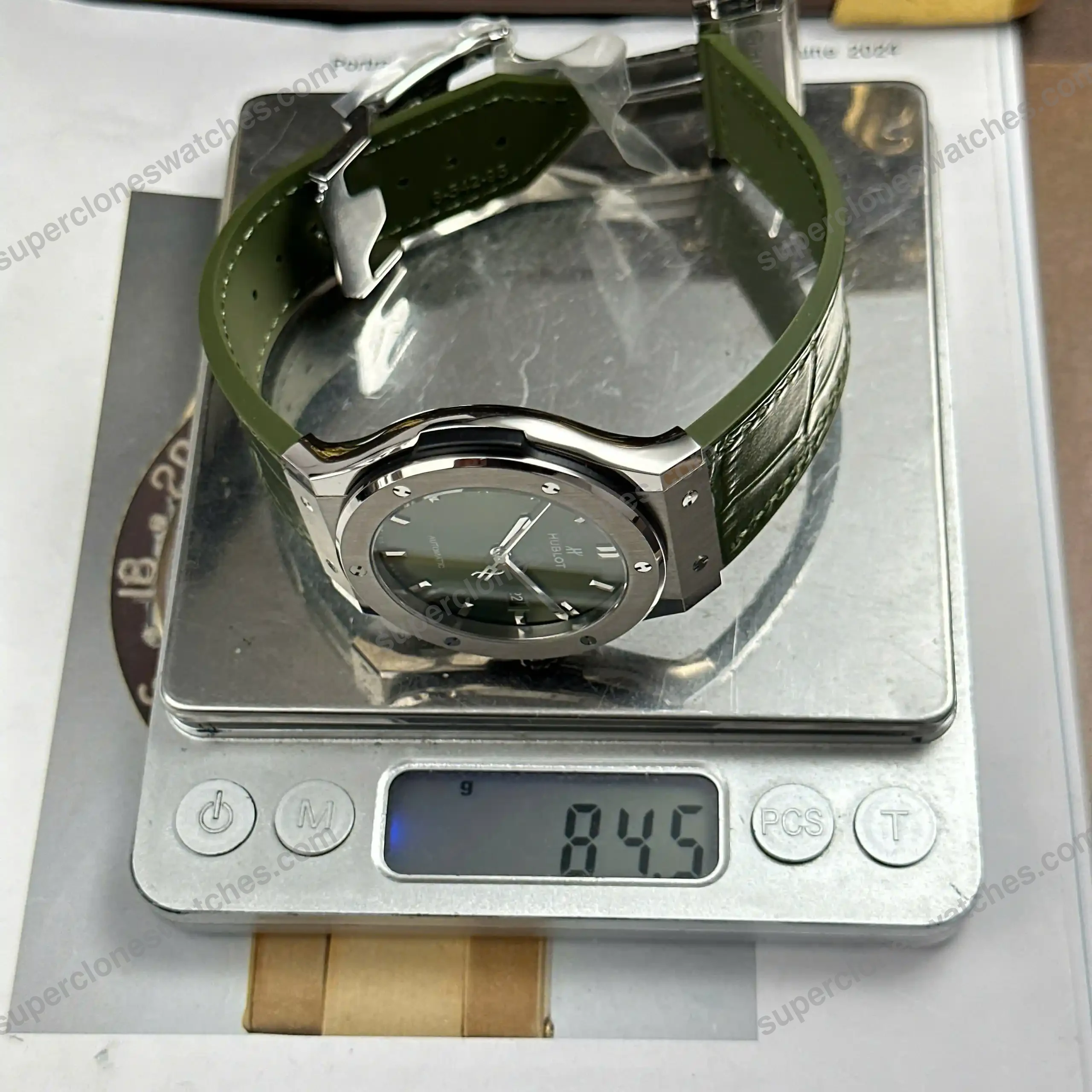 Super-Clone-Hublot-Classic-Fusion-Titanium-Green-542.NX_.8970.LR-42mm-2