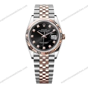 Super-Clone-Rolex-Datejust-Black-Diamond-Dial-126231-0019-36-mm-1