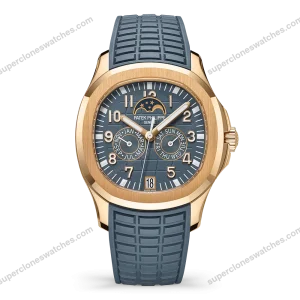 Super-Clone-Patek-Philippe-Aquanaut-5261A-Moonphase-Tifany-Blue-Rose-40mm-8211-1