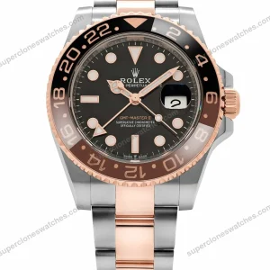 Super-Clone-Rolex-GMT-Master-II-Black-Dial-126711CHNR-Root-Beer-1