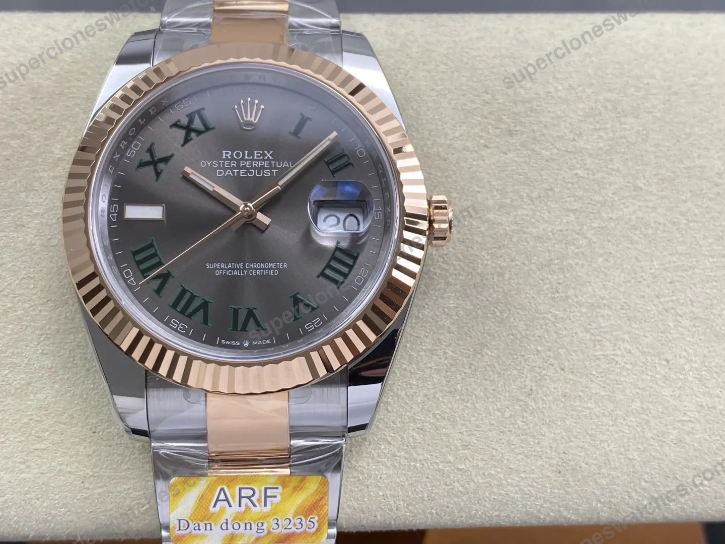 super-clone-rolex-datejust-slate-roman-dial-126331-0015-41-mm-view-1