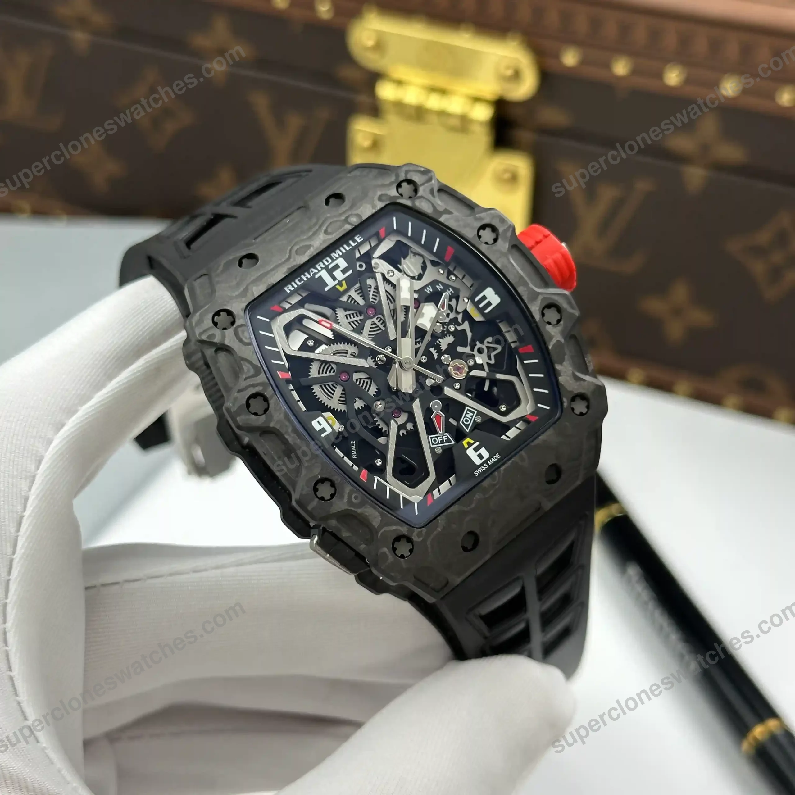 Super-Clone-Richard-Mille-RM-35-03-Richard-Mille-Rafael-Nadal-Carbon-TPT-43mm-4