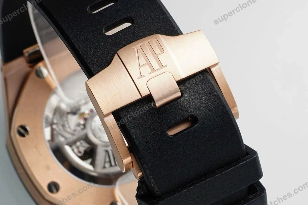 Super-Clone-Audemars-Piguet-Royal-Oak-Offshore-Rose-Gold-26420ST-42mm-Black-Dial-9