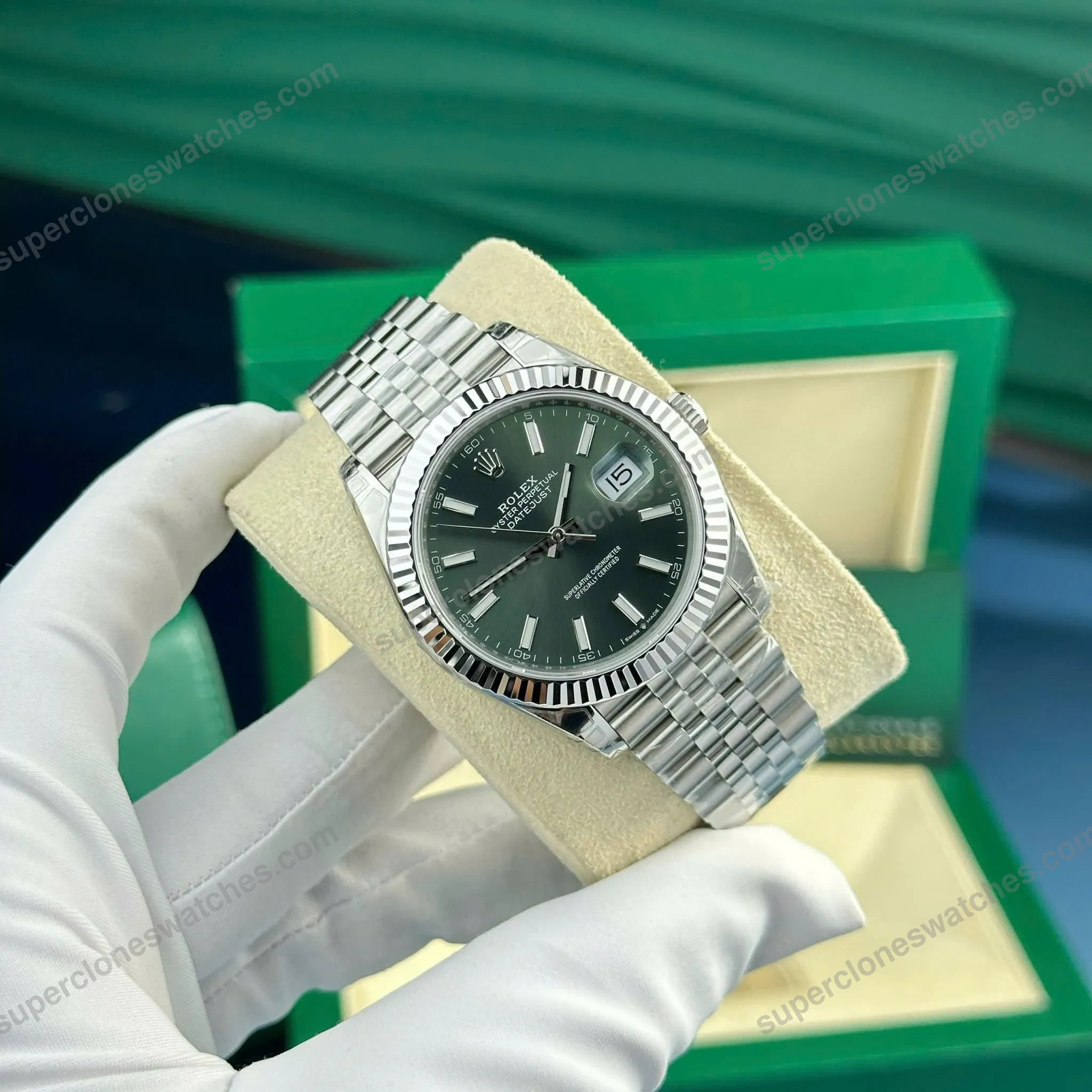 Super-Clone-Rolex-Datejust-Mint-Green-Dial-278274-31-mm-2