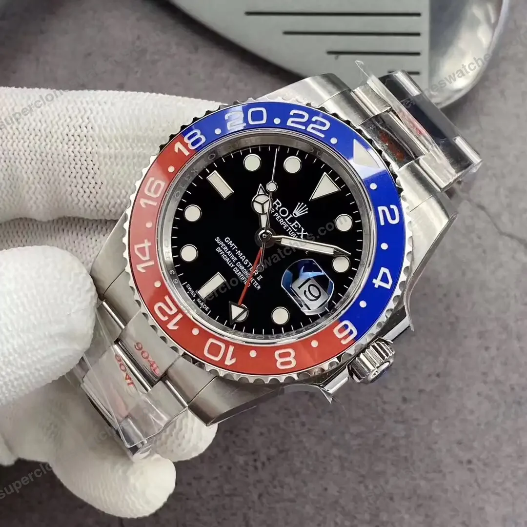 Super-Clone-Rolex-GMT-Master-II-126710BLRO-Pepsi-Oyster-4