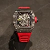 Super-Clone-Richard-Mille-RM-35-02-Carbon-TPT-Purple-AR-Sapphire-Rubber-Strap-1