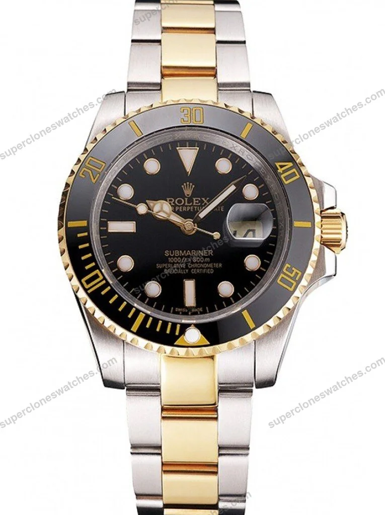 Super-Clone-Rolex-Submariner-Black-Dial-PR16233BG-1