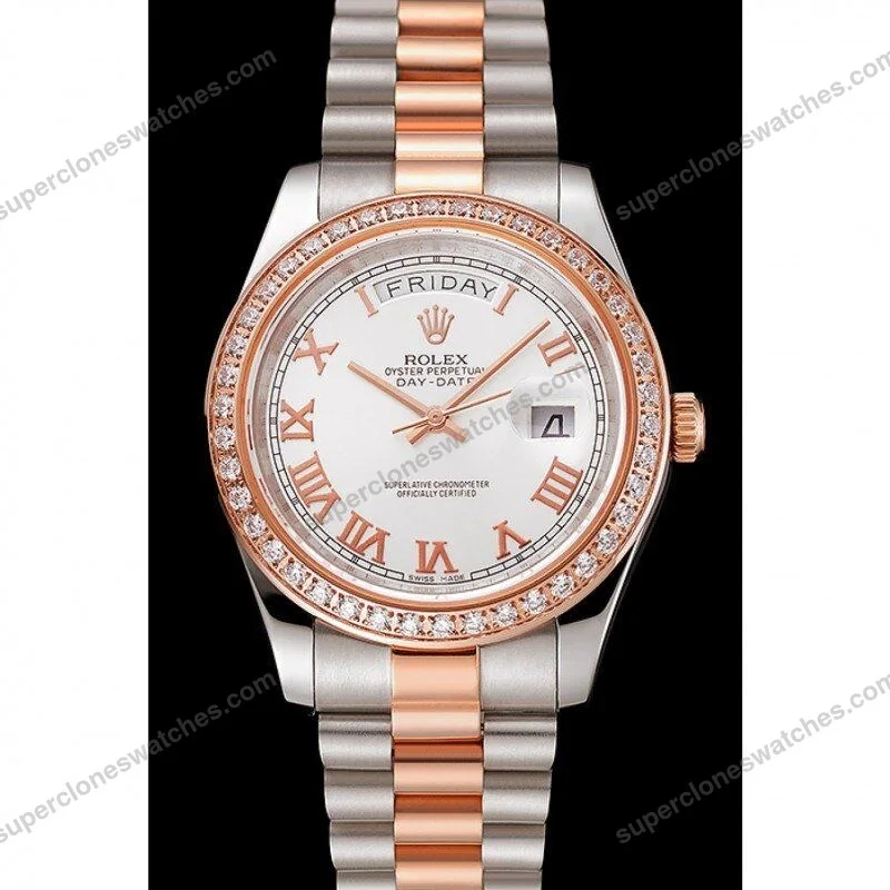 Super-Clone-Rolex-Day-Date-White-Dial-1454108-40-mm-2