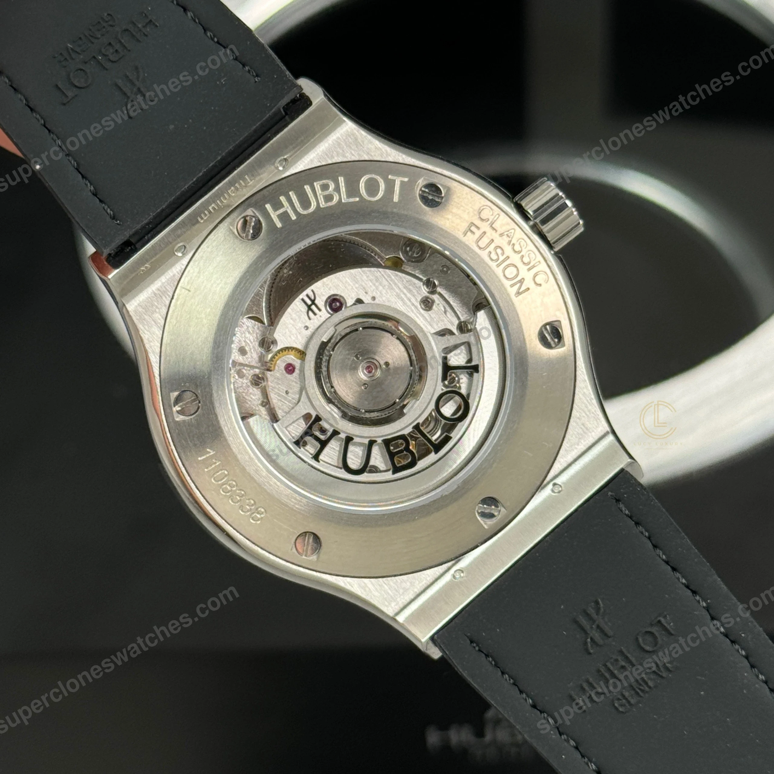 Super-Clone-Hublot-Classic-Fusion-Diamonds-Moissanite-Pave-42mm-Dial-Black-–-C-6