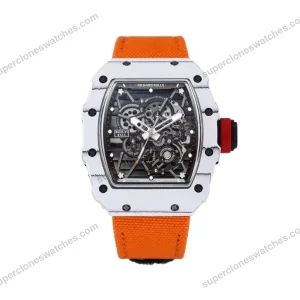 Super-Clone-Richard-Mille-RM-35-01-Richard-Mille-Rafa-Cacbon-NTPT-Orange-Strap-4-1
