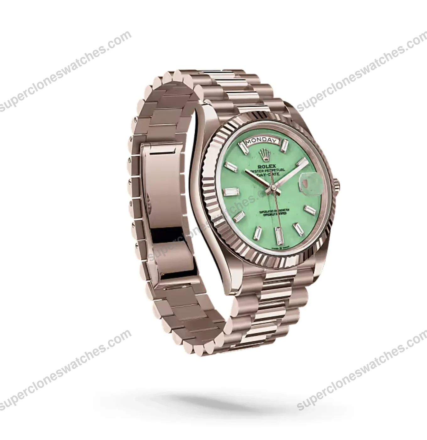 Super-Clone-Rolex-Day‑Date-40-Jubilee-Gold-Aventurine-Dial-2026-6