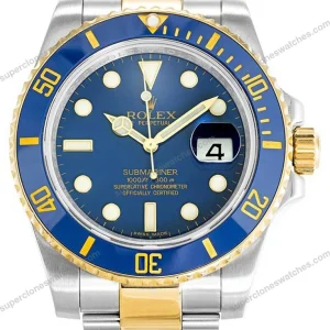 Super-Clone-Rolex-Submariner-Blue-Dial-116613LB-Bluesy-1