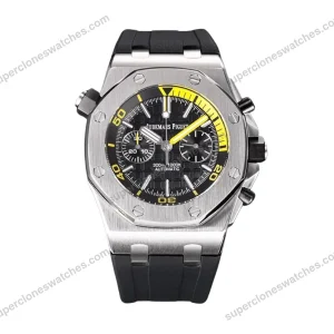 Super-Clone-Audemars-Piguet-Royal-Oak-Offshore-Diver-Chronograph-Black-Yellow-26-1