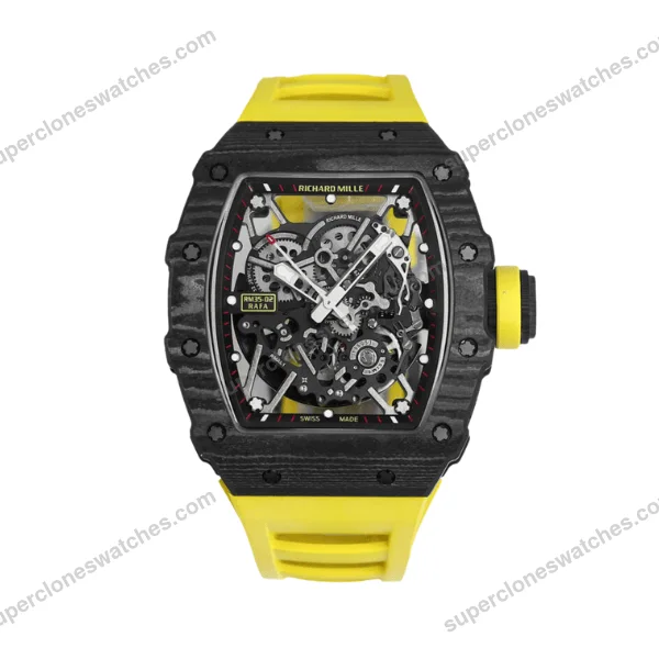 Super-Clone-Richard-Mille-RM-35-02-Richard-Mille-Rafael-Nadal-Yellow-44mm-8211-1