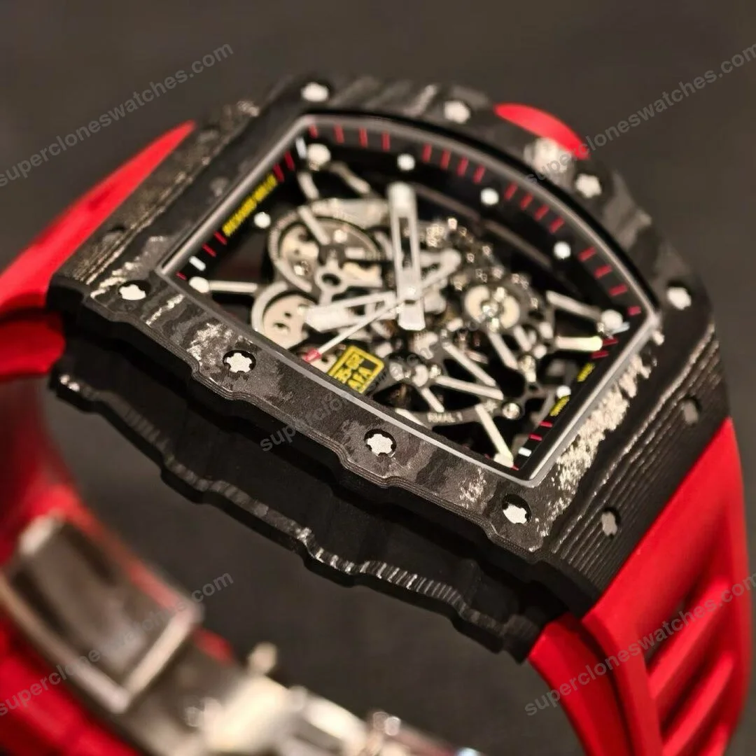 Super-Clone-Richard-Mille-RM-35-02-Carbon-TPT-Purple-AR-Sapphire-Rubber-Strap-7