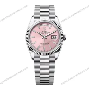 Super-Clone-Rolex-Day-Date-Pink-Diamond-Dial-128236-0024-36-mm-1