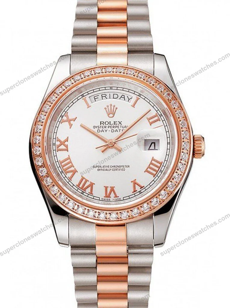 Super-Clone-Rolex-Day-Date-White-Dial-1454108-40-mm-1