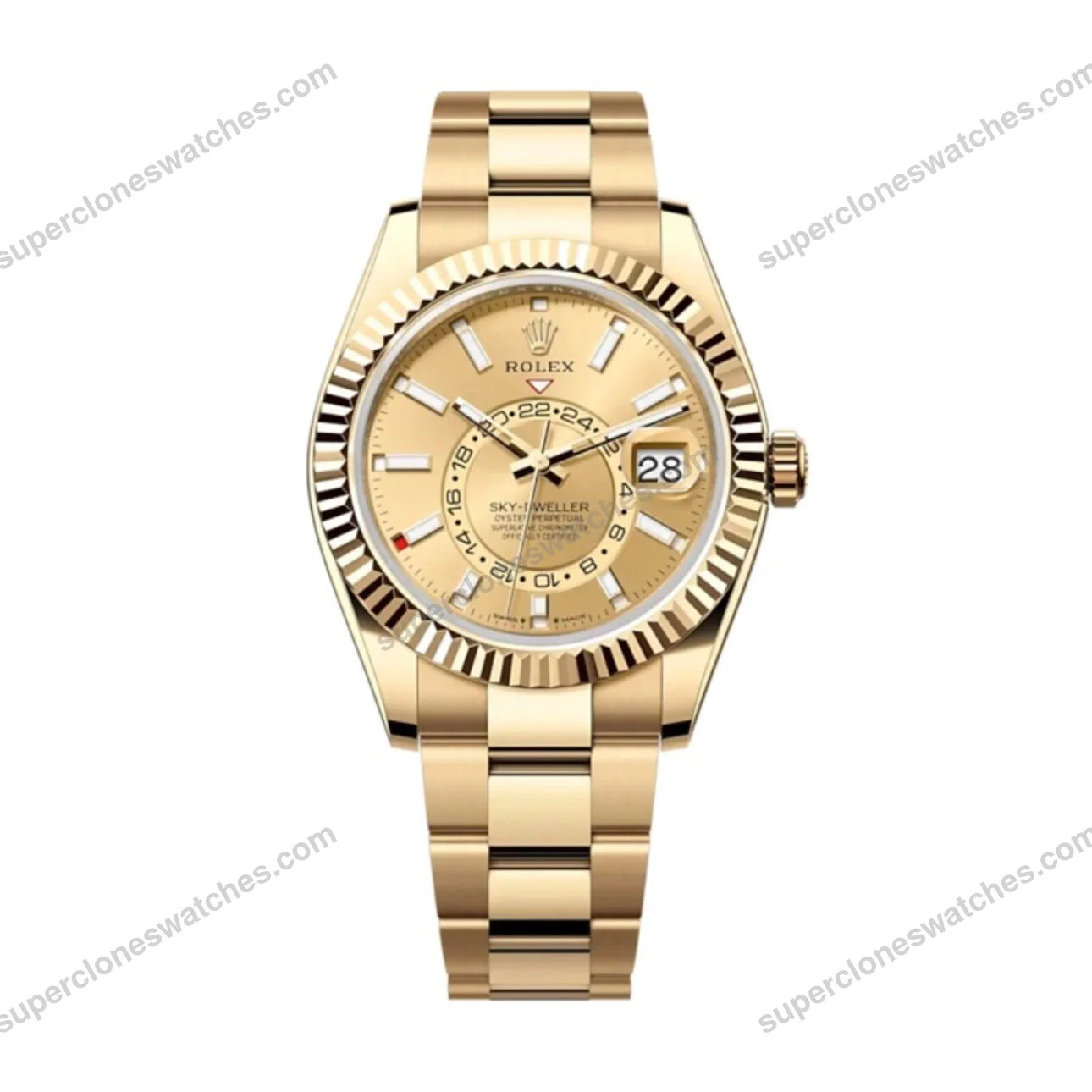Super-Clone-Rolex-Sky-Dweller-Champagne-Dial-336938-1