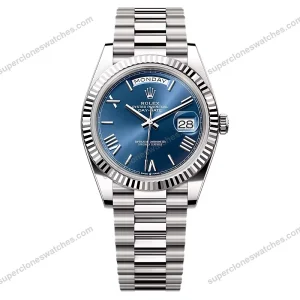 Super-Clone-Rolex-Day-Date-Blue-Dial-228239-0007-40-mm-1