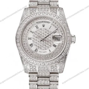 Super-Clone-Rolex-Day-Date-White-Dial-1453950-37-mm-1