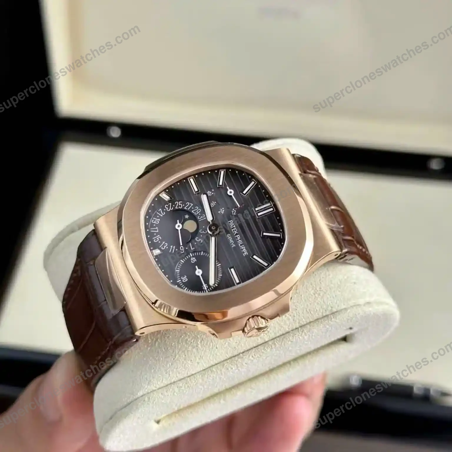 Super-Clone-Patek-Philippe-Nautilus-57121R-–-001-Grey-Dial-V3-4
