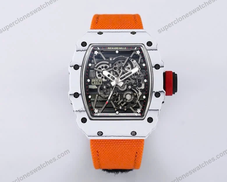 Super-Clone-Richard-Mille-RM-35-01-Richard-Mille-Rafa-Cacbon-NTPT-Orange-Strap-4-2