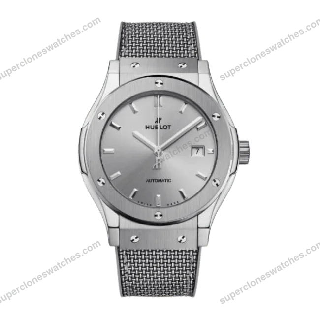 Super-Clone-Hublot-Classic-Fusion-Essential-Grey-42mm-Titanium-1