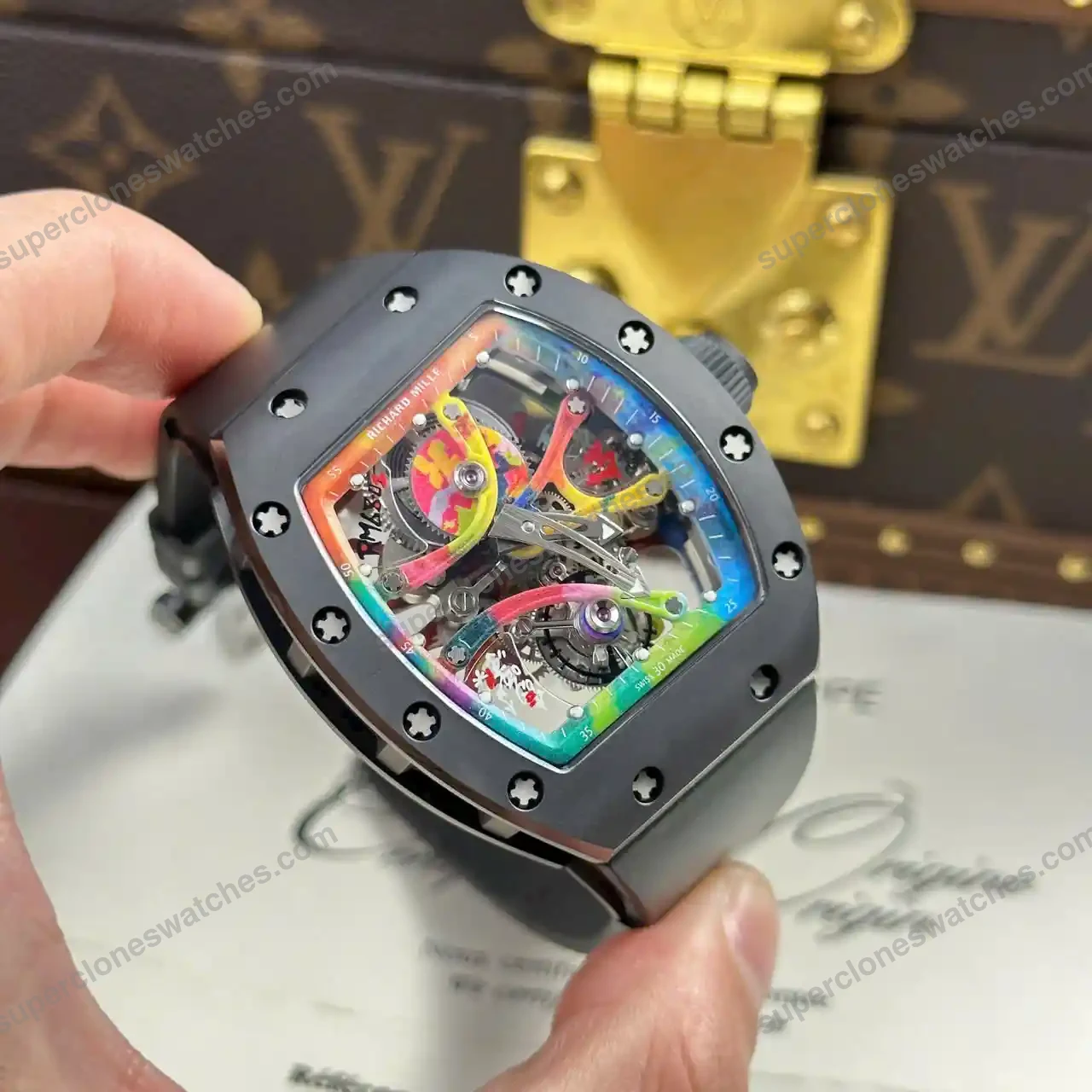 Super-Clone-Richard-Mille-RM-68-01-Richard-Mille-Tourbillon-Cyril-Kongo-Ceramic-3