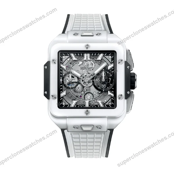Super-Clone-Hublot-Square-Bang-Unico-821.HX_.0170.RX-821HX0170RX-42mm-White-Dial-1