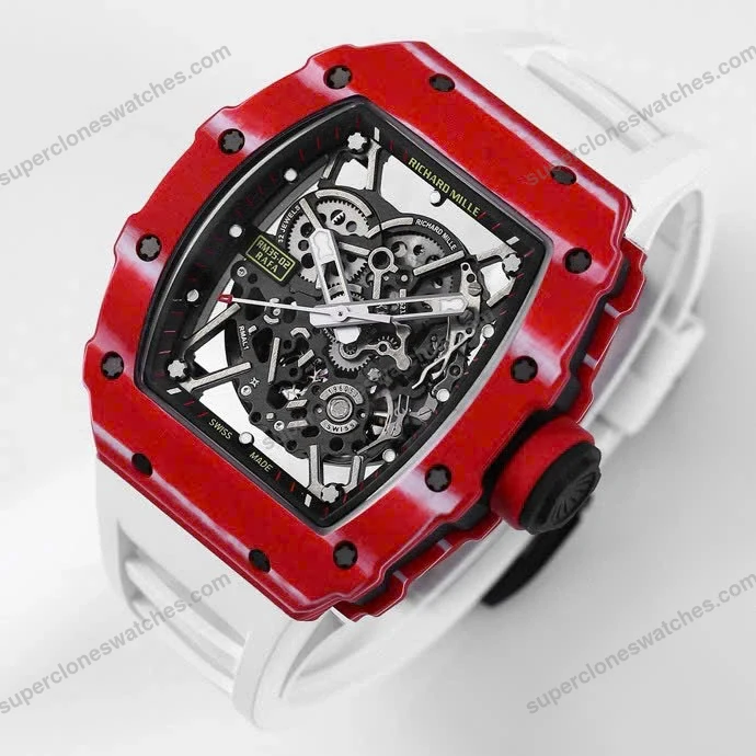Super-Clone-Richard-Mille-RM-35-02-Richard-Mille-Rafael-Nadal-Red-White-Strap-Ca-6
