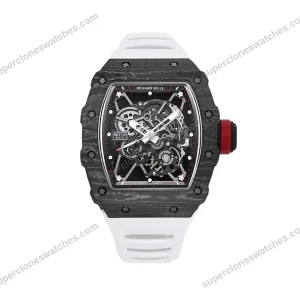 Super-Clone-Richard-Mille-RM-35-01-Richard-Mille-Rafa-Cacbon-NTPT-White-Strap-42-1-1