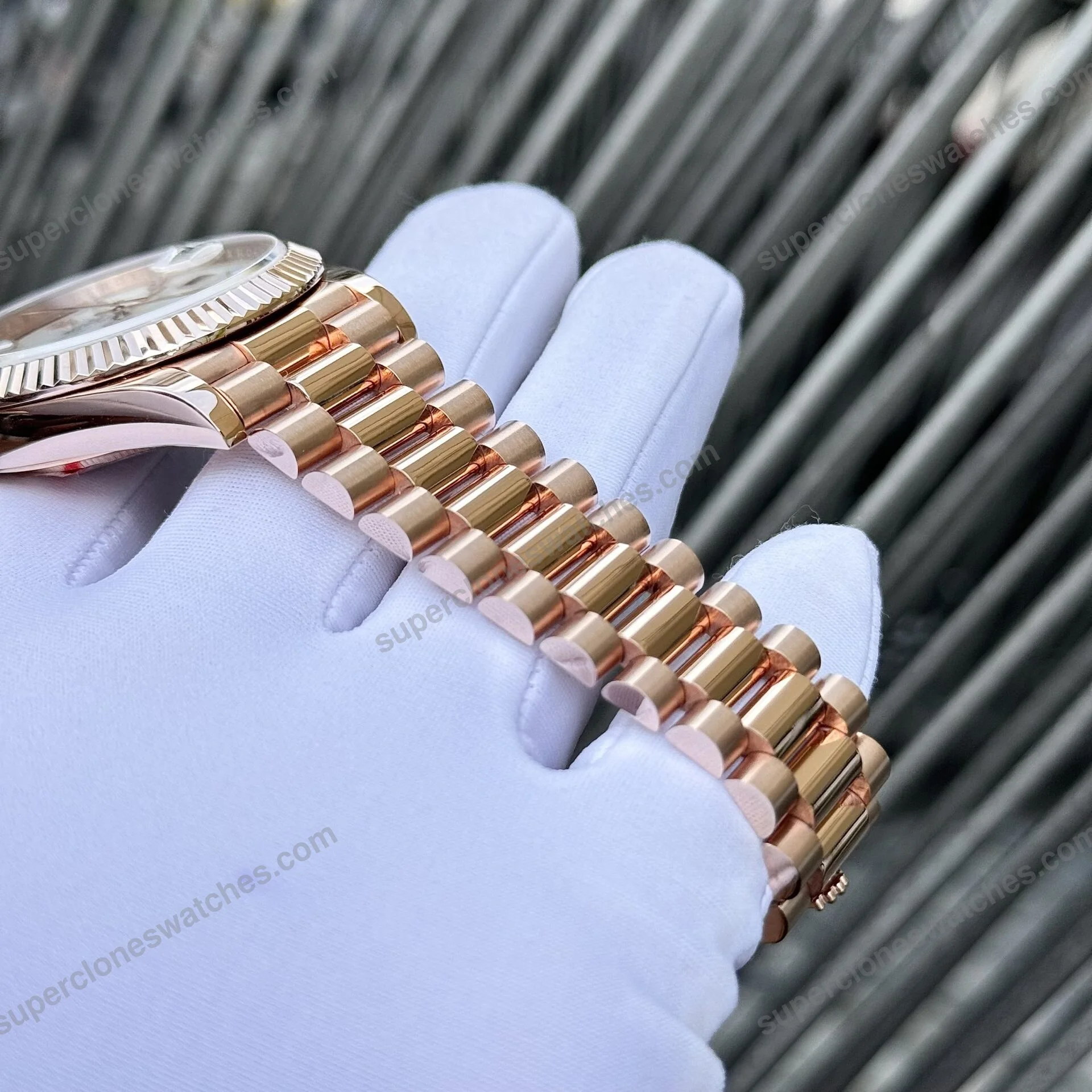 Super-Clone-Rolex-Day-Date-White-Mother-of-Pearl-Diamond-Dial-128235-0078-36-mm-7