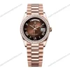 Super-Clone-Rolex-Day-Date-Brown-Ombre-Dial-128345rbr-0075-36-mm-1