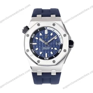 Super-Clone-Audemars-Piguet-Royal-Oak-Offshore-Diver-15720ST-42mm-Blue-Dial-1