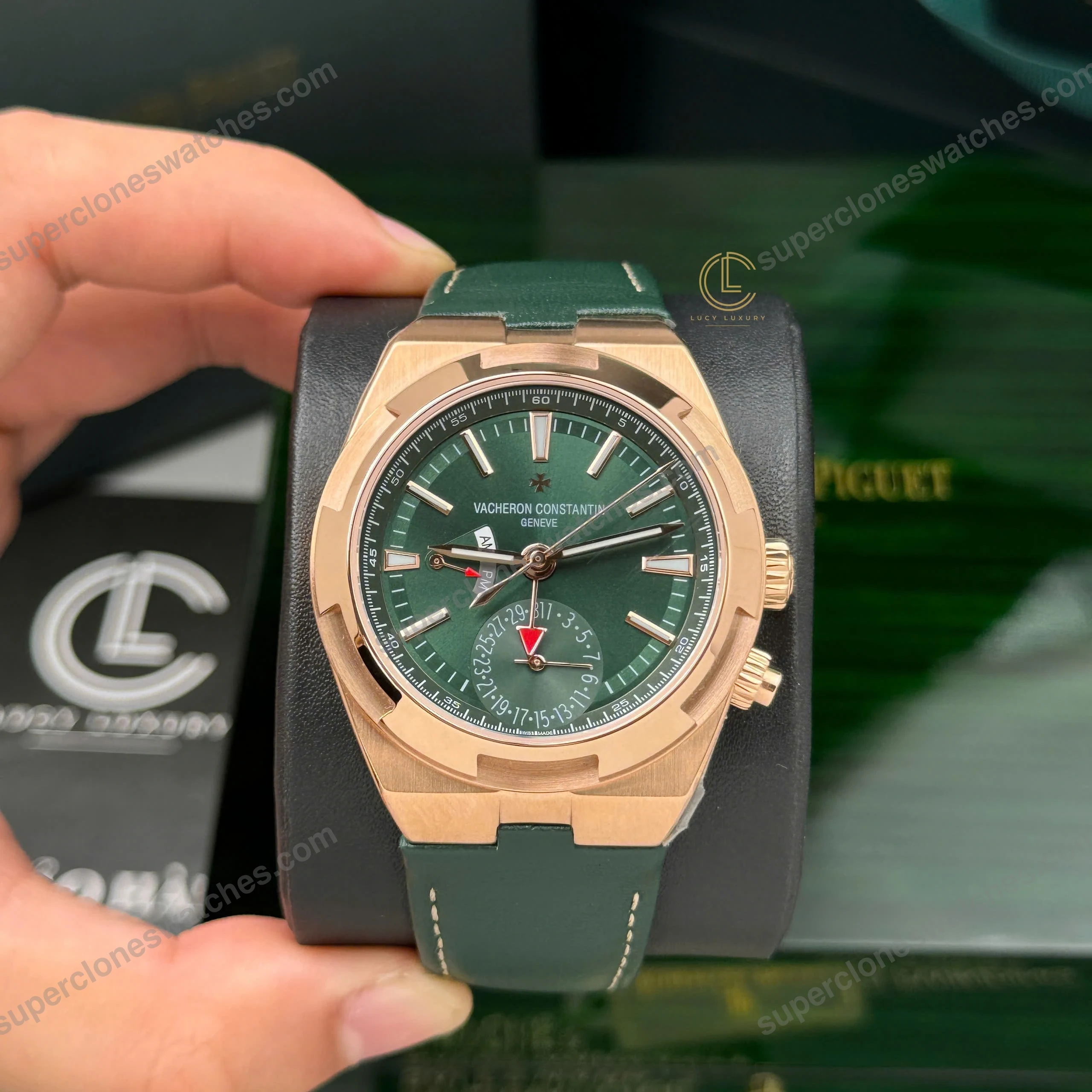 Super-Clone-Vacheron-Constantin-Overseas-Dual-Time-7900V-41mm-Green-Dial-Rose-Go-4