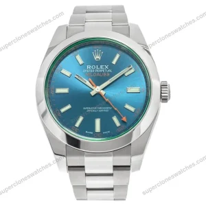 Super-Clone-Rolex-Milgauss-Blue-Dial-116400GV-1