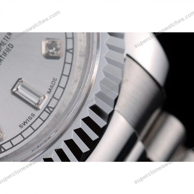 Super-Clone-Rolex-Day-Date-Silver-Dial-41995-40-mm-11