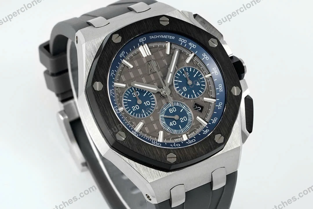 Super-Clone-Audemars-Piguet-Royal-Oak-Offshore-Steel-26420ST-42mm-Grey-Dial-4
