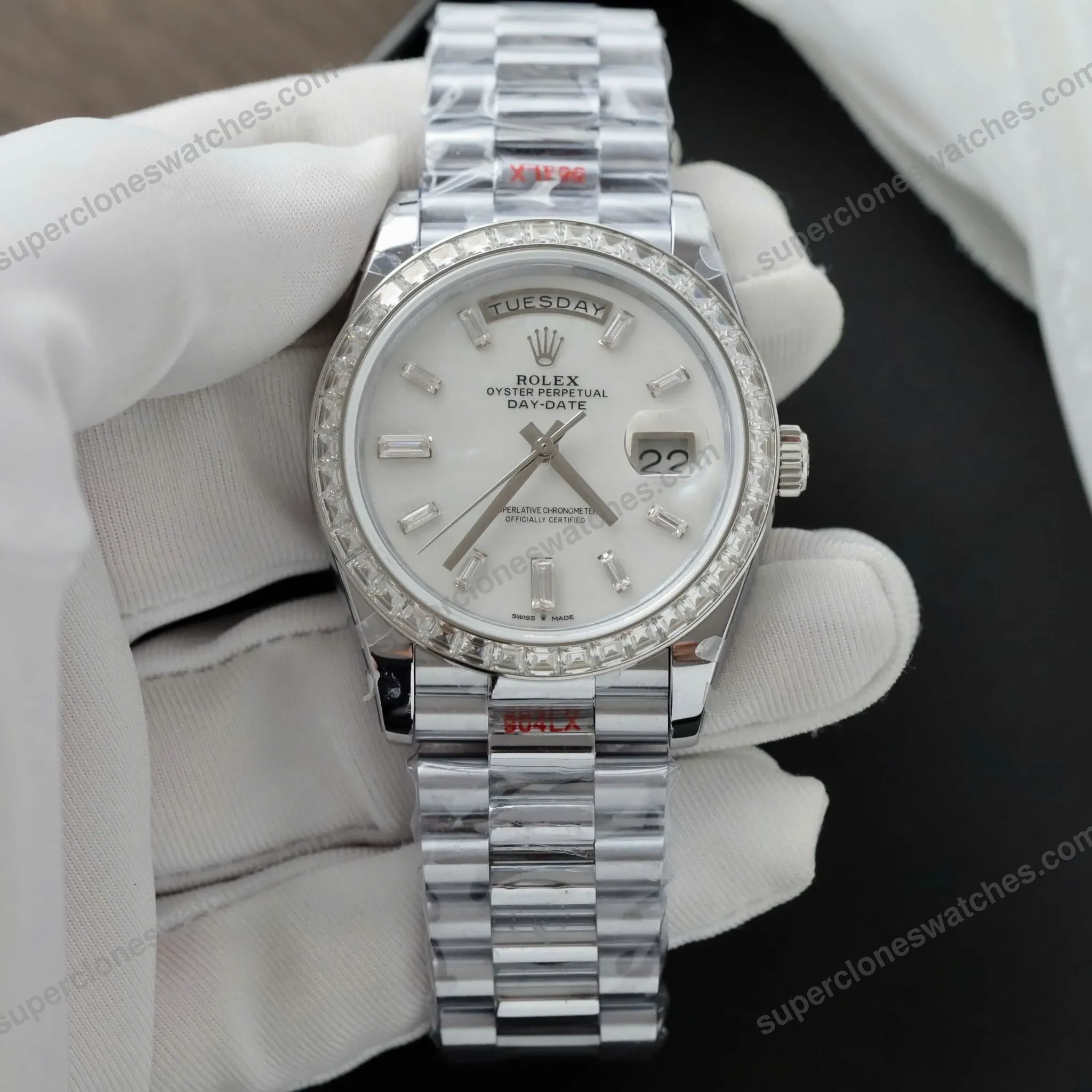 Super-Clone-Rolex-Day-Date-White-Mother-of-Pearl-Diamond-Dial-128399tbr-0023-36-2