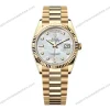 Super-Clone-Rolex-Day-Date-White-Mother-of-Pearl-Diamond-Dial-128238-0011-36-mm-1
