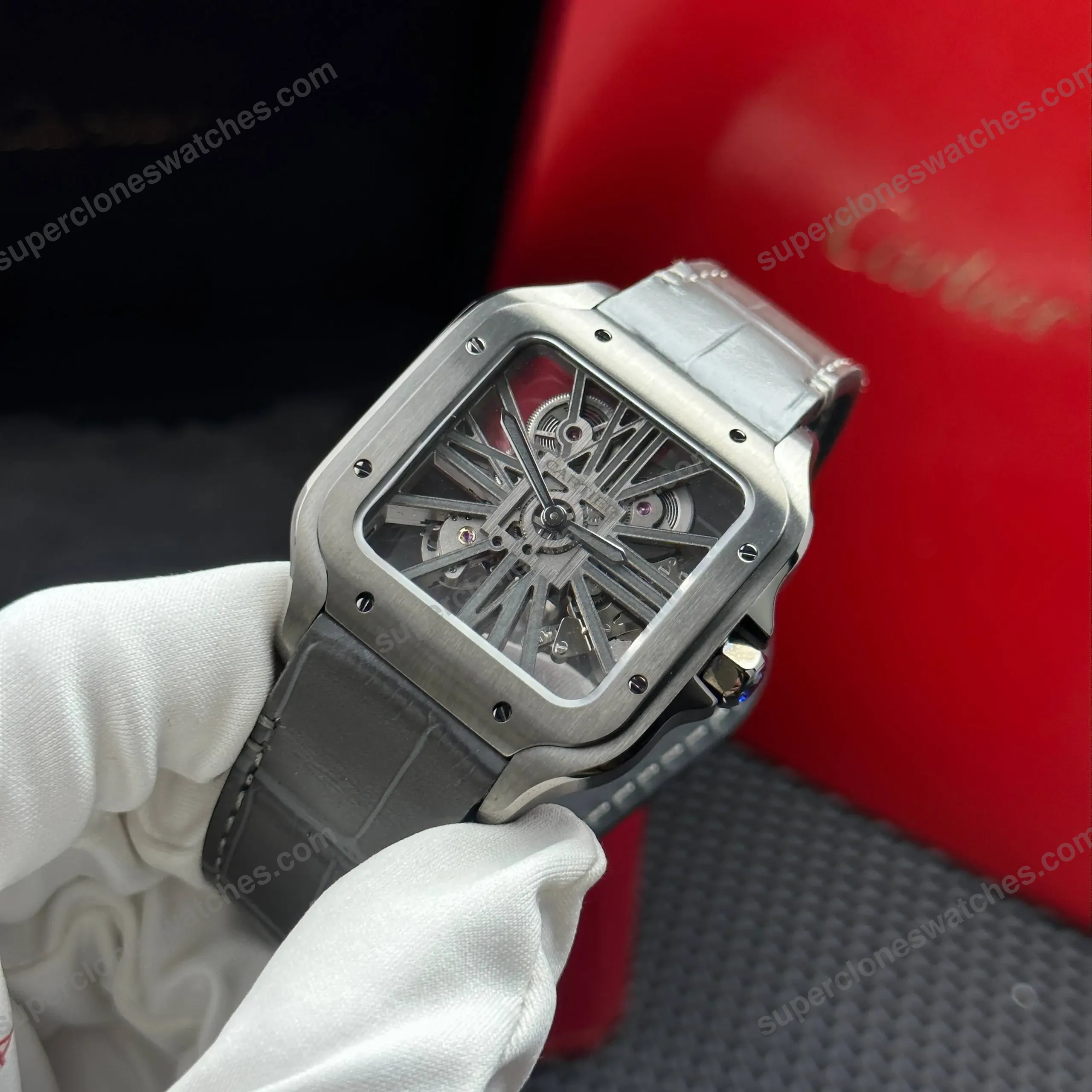 Super-Clone-Cartier-Santos-Large-Skeleton-WHSA0009-39mm-2