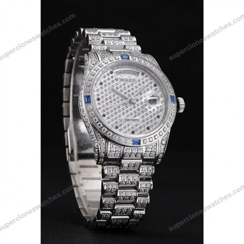 Super-Clone-Rolex-Day-Date-Diamond-Dial-621613-37-mm-2